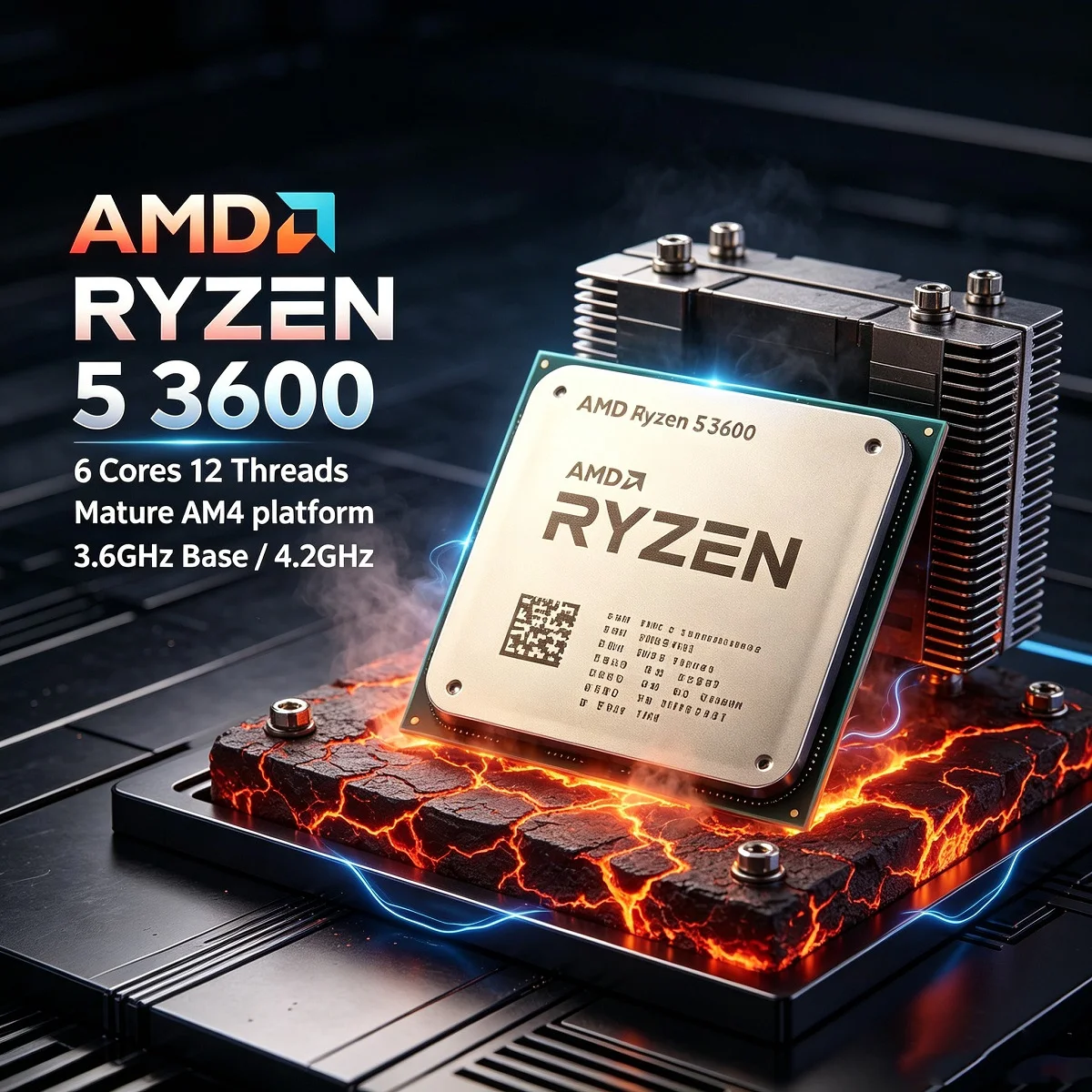 Amd Cpu Ryzen 5 - معالج AMD Ryzen 5 3600 R5