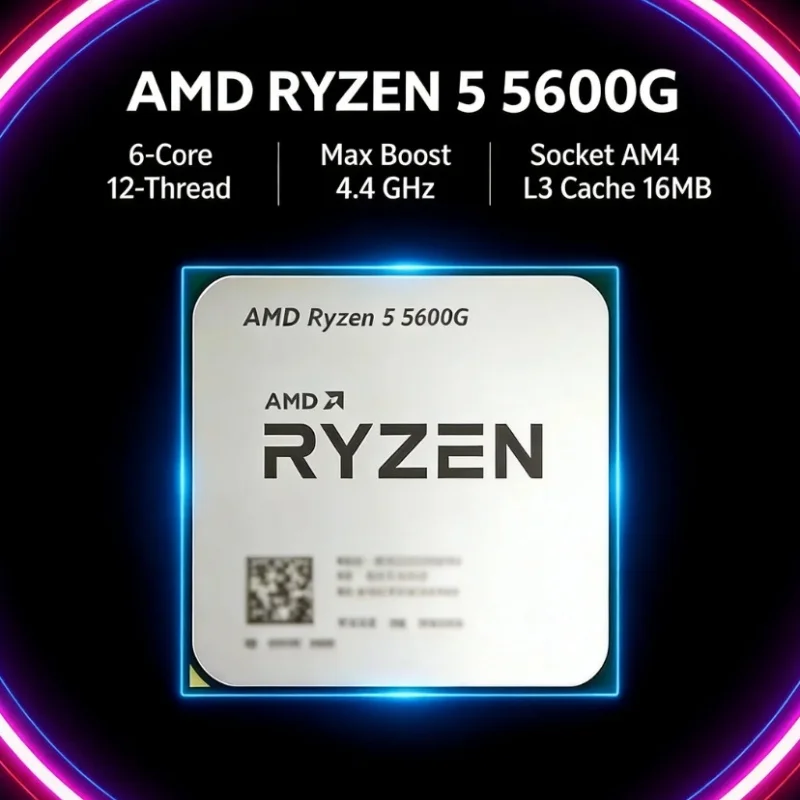 Amd Cpu Ryzen 5 - معالج AMD R5 5600G Ryzen 5