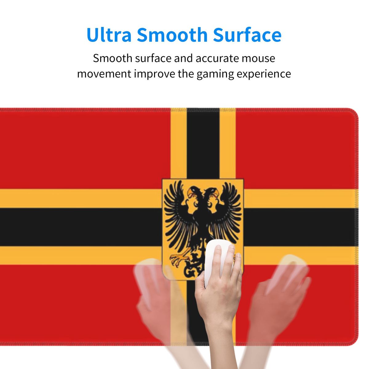 وسادة فأرة كبيرة بتصميم علم إم - مراجعة Gaming Accessories Germany وسعره
