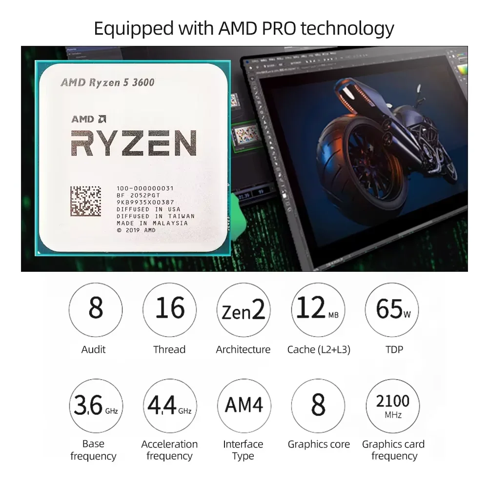 معالج AMD Ryzen 5 3600 R5 3600 - مراجعة Amd Cpu Ryzen 5 وسعره