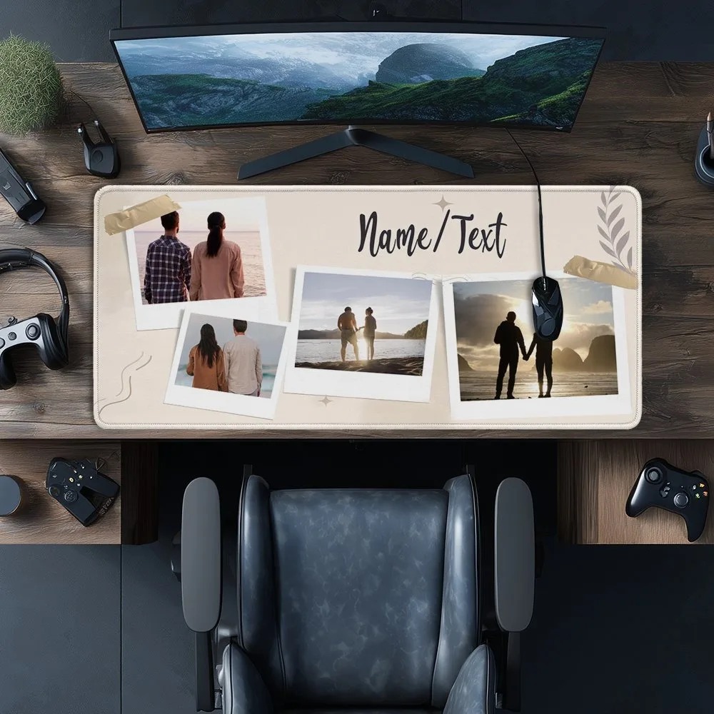 وسادة فأرة مخصصة بصورة ونص شخص - مراجعة Gaming Accessories Photo وسعره
