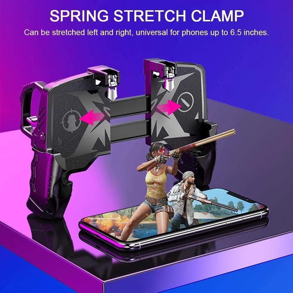 وحدة تحكم PUBG Free Fire Trigg - مراجعة Gaming Accessories For Your Phone وسعره