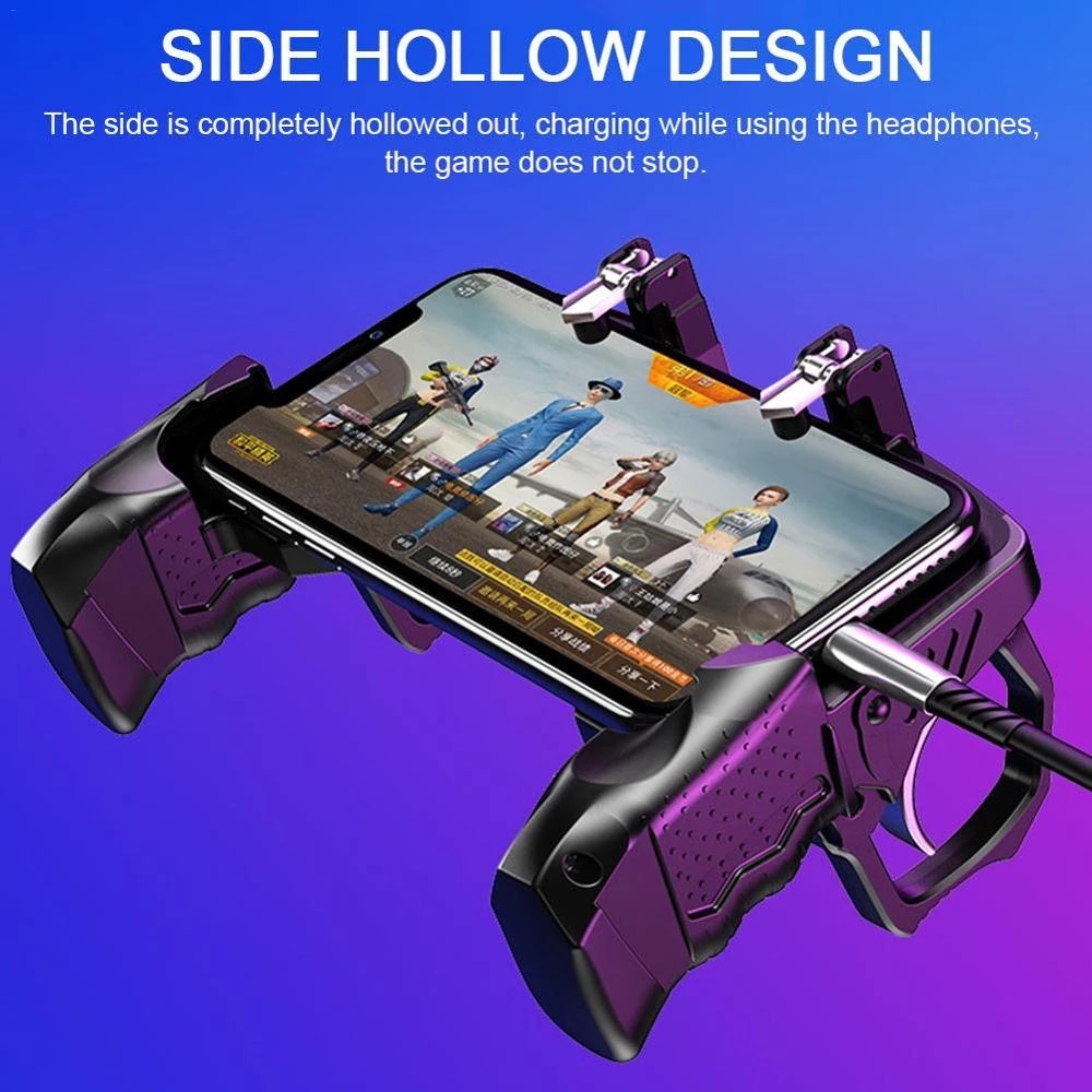 وحدة تحكم PUBG Free Fire Trigg - مراجعة Gaming Accessories For Your Phone وسعره