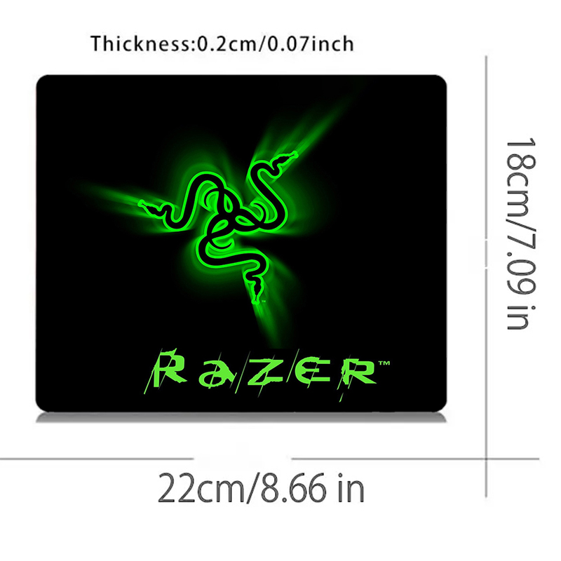 لوحة ماوس صغيرة عصرية من Hot R - مراجعة Gaming Accessories Razer وسعره