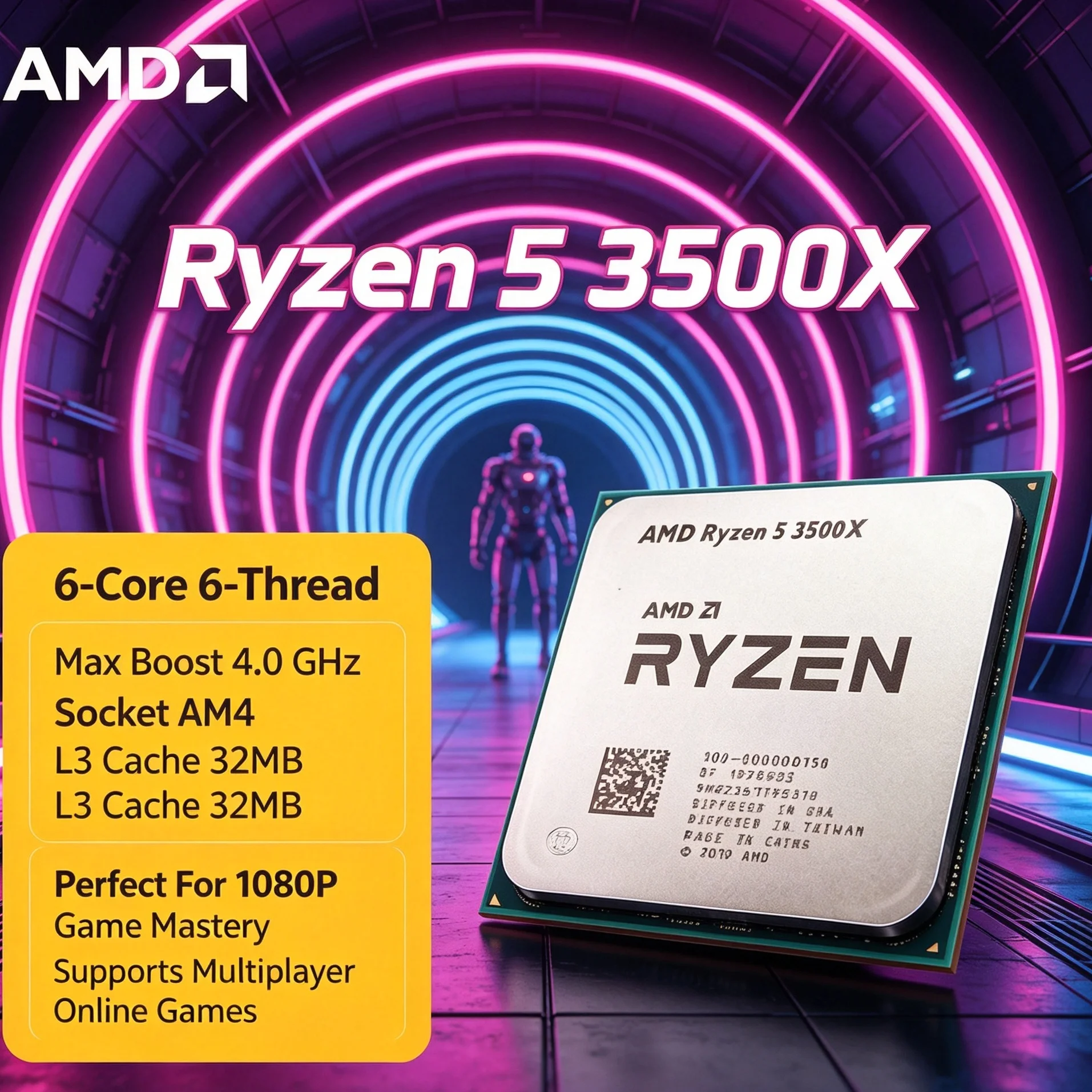 معالج AMD Ryzen 5 3500X للكمبي - مراجعة Amd Cpu Ryzen 5 وسعره