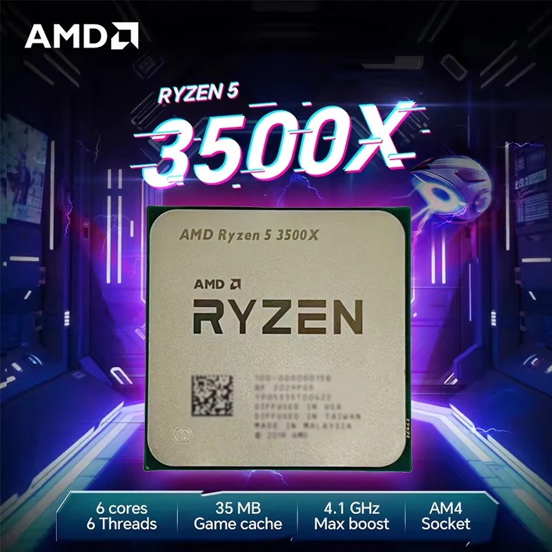 معالج AMD Ryzen 5 3500X للكمبي - مراجعة Amd Cpu Ryzen 5 وسعره