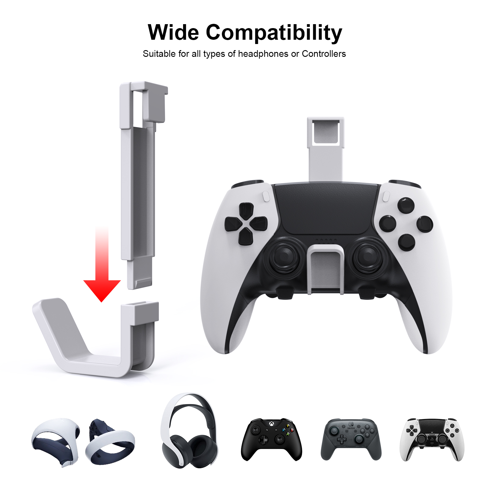 حامل جداري للتحكم وسماعات الرأ - مراجعة Gaming Accessories Sale وسعره