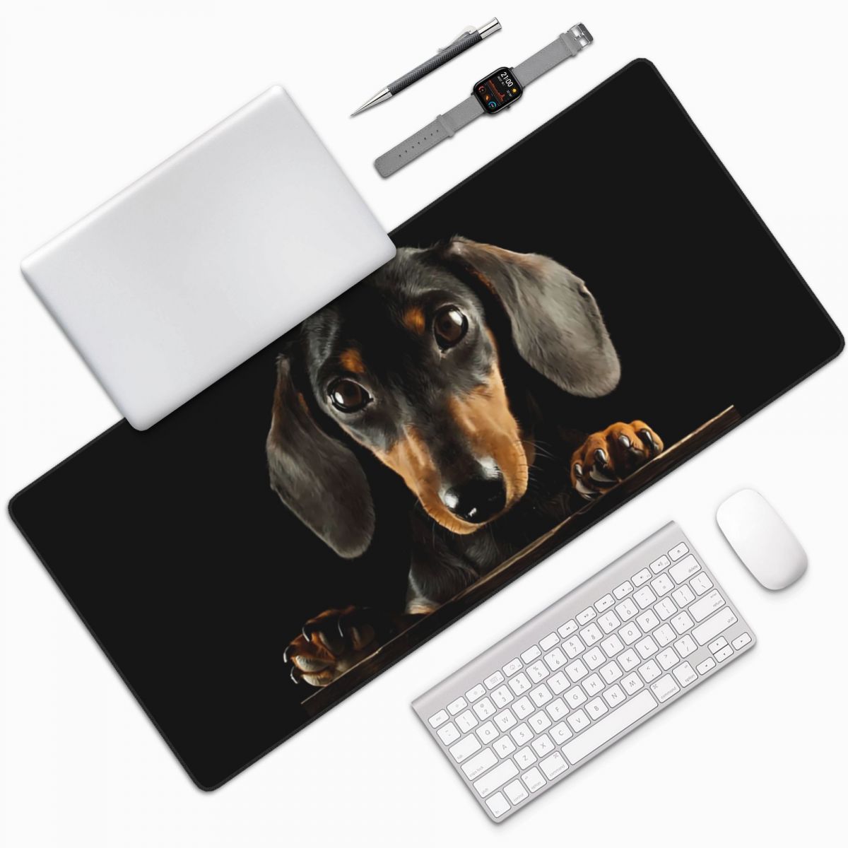 لوحة ماوس كبيرة سوداء مع صورة  - مراجعة Gaming Accessories Photo وسعره