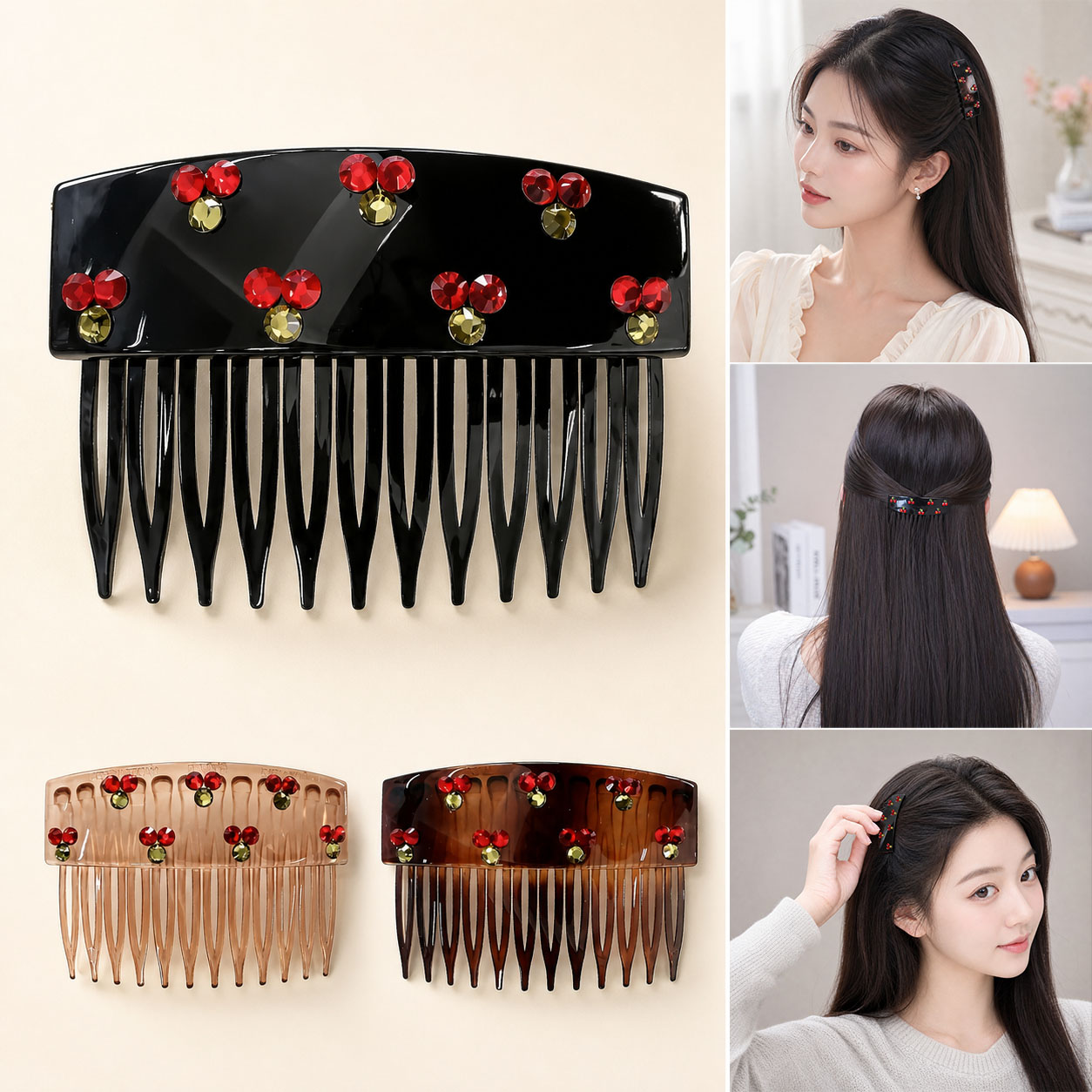 مشط شعر كوري مرصع بأحجار الراي - مراجعة Gaming Accessories Rack وسعره