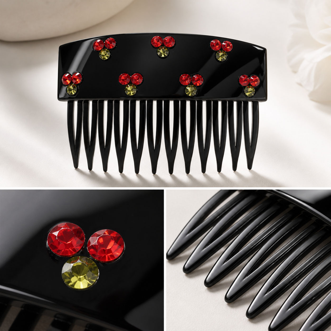 مشط شعر كوري مرصع بأحجار الراي - مراجعة Gaming Accessories Rack وسعره