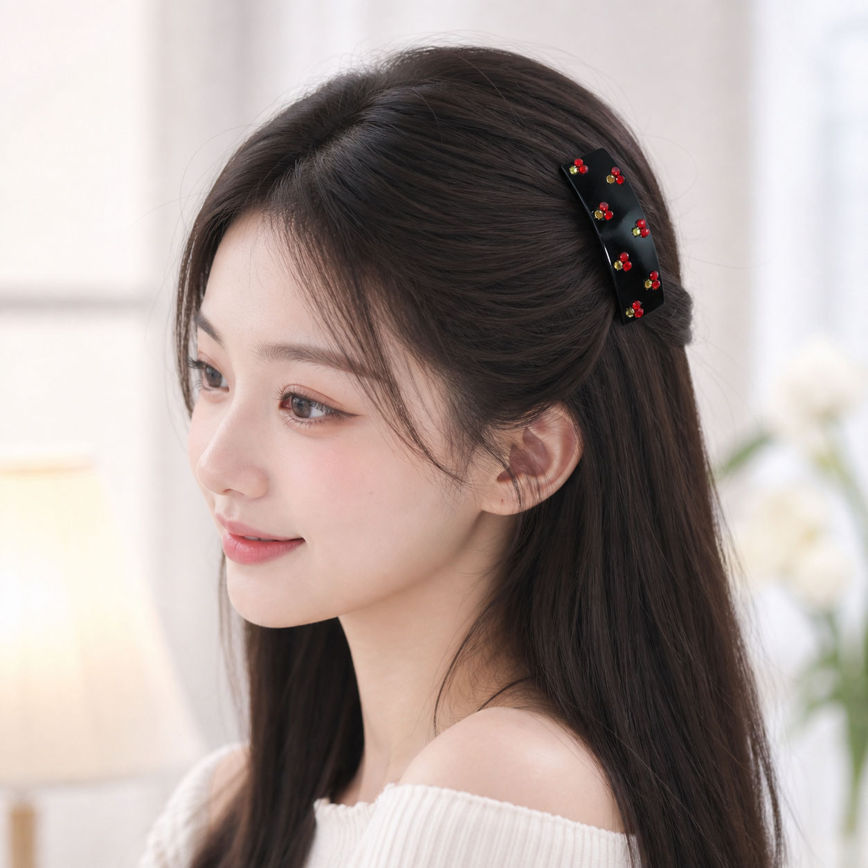 مشط شعر كوري مرصع بأحجار الراي - مراجعة Gaming Accessories Rack وسعره