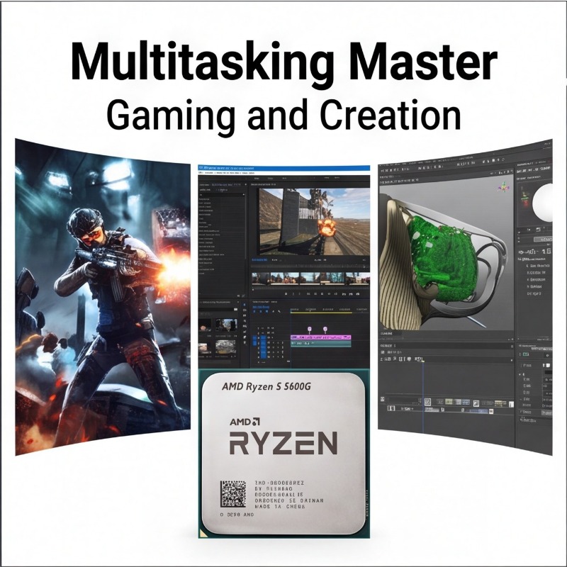 معالج Ryzen 5 5600G للكمبيوتر  - مراجعة Amd Cpu Ryzen 5 وسعره
