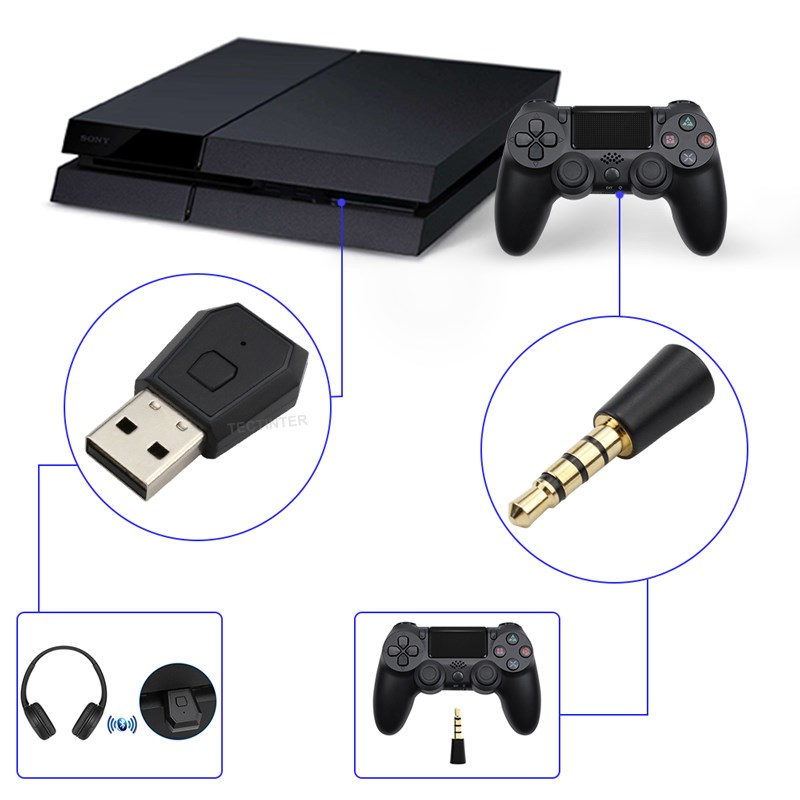 محول USB لاسلكي لوحدة تحكم PS4 - مراجعة Gaming Accessories Sale وسعره