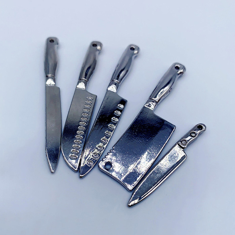 1/12 دمية سكاكين صغيرة نموذج د - مراجعة Gaming Kitchen Accessories وسعره
