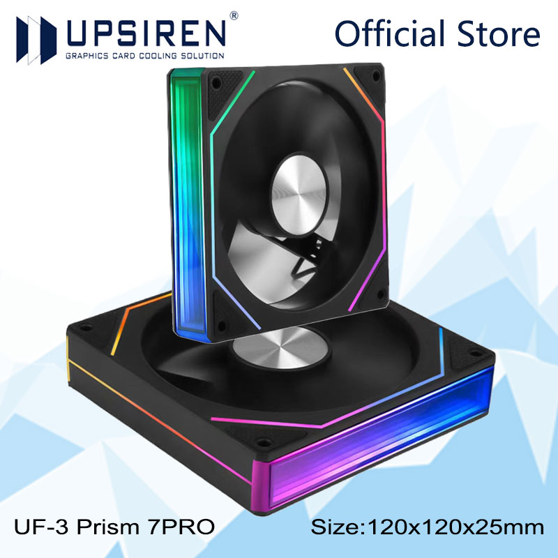 UPSIREN UF-3 Prism 7PRO مروحة  - مراجعة Gaming Accessories Setup وسعره
